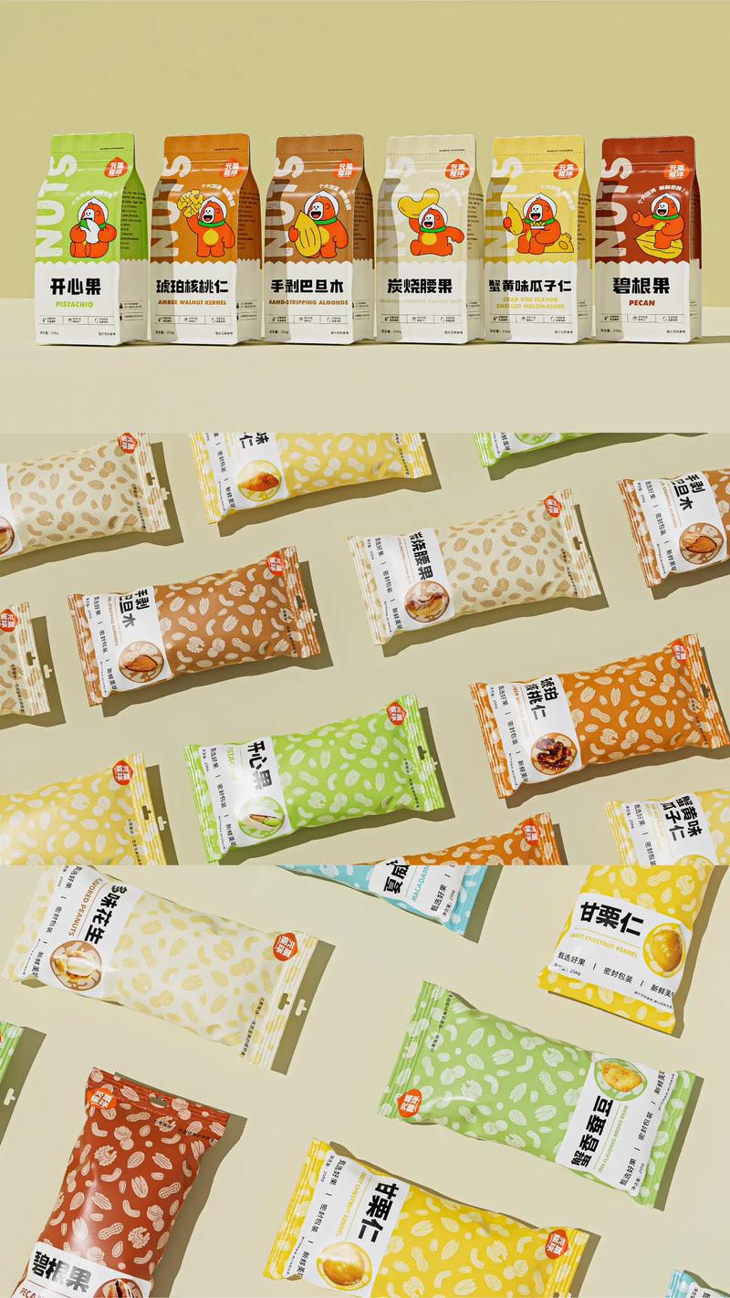 原栗猩球堅果包裝設計案例分享 森度品牌原創設計的創新之路